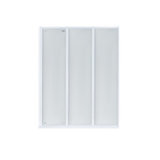 Штора на ванну Qtap Gemini WHI401114RP4 скло Pear 4 мм, 110x140 см