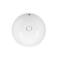 Раковина-чаша Qtap Amazon 430х430х160 White з донним клапаном QT02117043NW