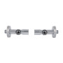 Комплект кранів SD Forte 1/2" НР для рушникосушарки кутовий SF395W15
