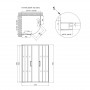 Qtap 6мм фіксоване скло прозоре Clear TAURUS 1011AC6