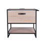 Тумба підлогова Qtap Taurus 700х616х469 Whitish oak зі стільницею QT2480TNT73WO