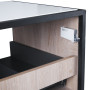 Тумба підвісна Qtap Taurus 600х476х469 White/Whitish oak зі стільницею QT2479TPT603WWO