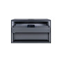 Тумба підвісна Qtap Virgo 800х476х469 Black/White зі стільницею QT1879TPА802BW