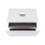 Тумба підвісна Qtap Virgo 800х476х469 White/Whitish oak зі стільницею QT1879TPА801WWO