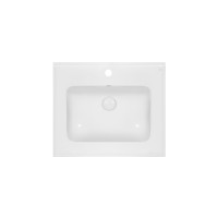 Раковина Qtap Albatross E49 600х490х200 White з донним клапаном QT01119060E49W