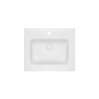 Раковина Qtap Albatross E49 600х490х200 White з донним клапаном QT01119060E49W