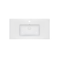 Раковина Qtap Albatross E49 1000х490х200 White з донним клапаном QT01119100E49W