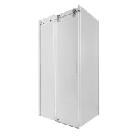 Qtap 8мм бічна стінка прозора Clear ARIES 1018RC8