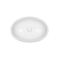 Раковина-чаша Qtap Leo 600х400х155 White з донним клапаном QT11117060GW