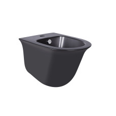 Біде підвісне Qtap Virgo 485х345х365 Matt black QT1855051FMB