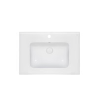 Раковина Qtap Albatross E49 700х490х200 White з донним клапаном QT01119070E49W