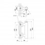 Змішувач для душу Qtap Robin QTROB4060102B Black Matt
