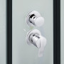 Душовий бокс Lidz Majatek SB90x90.BLA.LOW.TR, скло прозоре 5 мм без піддона
