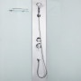 Душовий бокс Lidz Tani SB90x90.SAT.LOW.FR, скло Frost 4 мм без піддона