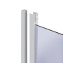 Душова кабіна Lidz Latwa SC90x90.SAT.LOW.GR, скло тоноване 4 мм без піддона