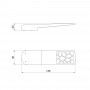 Ручка для змішувача Qtap Vlasta QTVLA9928102B Chrome/Black