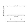 Ніпель SD Plus 1/4" ЗР SD40766