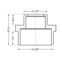 Ніпель SD Plus 1/2"х3/4" ЗР SD4081520
