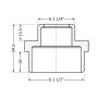 Ніпель SD Plus 1 1/2"х1 1/4" ЗР SD4084032