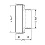 Перехід SD Plus 1/2"х3/8" ВЗ SD409159