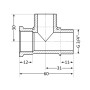 Трійник SD Plus 3/4" ВЗЗ SD41420