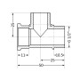 Трійник SD Plus 1/2" ВЗЗ SD41415