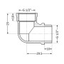 Кут SD Plus 1/2" ВЗ SD42015