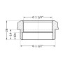 Футорка SD Plus 1 1/2"х1 1/4" ЗВ SD4234032