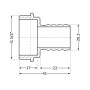 Штуцер SD Plus 20х3/4" ЗР SD4272020