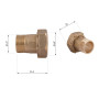 Комплект для лічильника SD Plus 1/2"З х 3/4"В SD42915