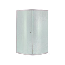 Душова кабіна Lidz Latwa SC80x80.SAT.MID.FR, скло Frost 4 мм без піддона