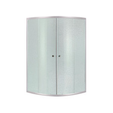 Душова кабіна Lidz Latwa SC90x90.SAT.HIGH.FR, скло Frost 4 мм без піддона