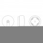 Диспенсер для паперових рушників Qtap Pohodli QT172WH42906 White (Domov)