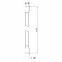 Шланг для ручного душу Qtap Hadice 1200 мм QT054BL43073 Black Matt