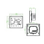 Thermo Alliance Провiдний тиждневий термостат(16A+NTC) з WiFi BHT-3000-GBLW