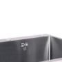 Кухонна мийка Lidz H6050B 3.0/0.8 мм Brush Black (LDH6050BPVD3008)