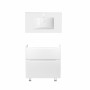 Комплект Qtap тумба підлогова Scorpio 800х825х460 мм White + раковина урізна Albatross QT71SC43959