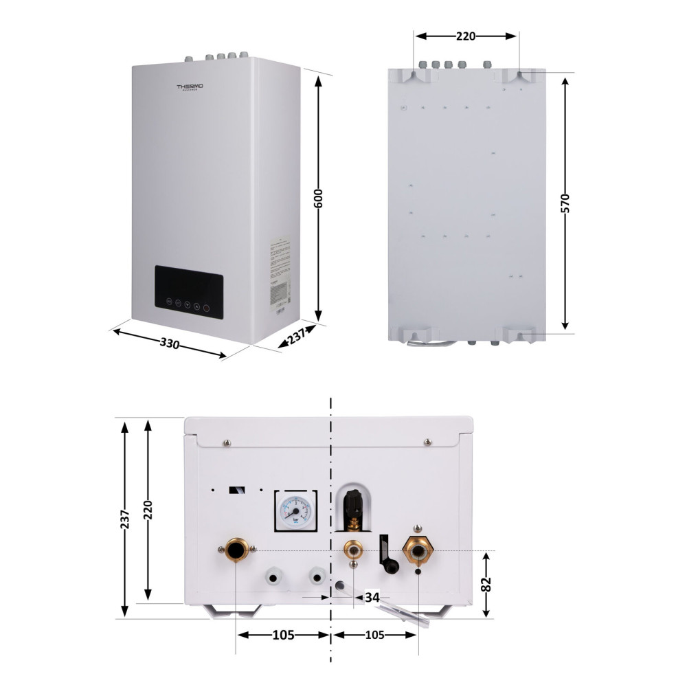 Котел електричний Thermo Alliance 18 кВт
