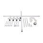 Душовий піддон Lidz KAPIELKA ST80x80x26 з панеллю