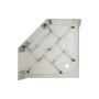 Lidz Душовий піддон DOZORCA SC90x90.LOW, низький, п'ятикутний, акриловий + ніжки, діаметр зливу 50 мм
