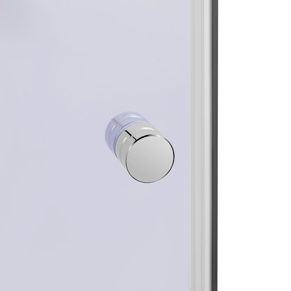 Душова кабіна Latwa SC90x90.SAT.MID.GR полукругла, скло тон. 4 мм + Душовий піддон KAPIELKA ST90x90x26, з панеллю Lidz