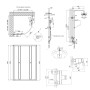 Готове рішення Qtap 6: Душ. кабіна півкругла, 90x90 + Душ. панель + Змішувач для душу