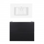 Комплект: тумба Tern підлогова 2 ящики висувних Push-to-Open, 700х725х437 мм Matt Black + раковина Albatross Qtap