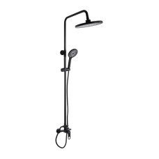 Душова система для душу Qtap Jay на два споживача QTJAY110BLM45550 Black Matt