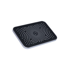 Лійка для верхнього душу Qtap Hlavova 260x180 мм прямокутна QTHLA107CRM45784 Chrome/Black