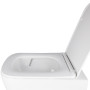 Комплект: Qtap Crow Ultra Quiet унітаз підвісний QT05335171W + Nest комплект інсталяції 4в1 (квадратна клавіша Chrome) QT0133M425 + M06028CRM
