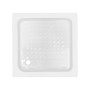 Душова кабіна Lidz Wawel SC80x80.SAT.LOW.GR, скло тон. 4 мм + Lidz Душовий піддон KAPIELKA ST80x80х14