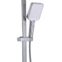 Душова система універсальна Qtap Swan Cascada на три споживача (з виливом) QTSWA111CRW45570 Chrome/White