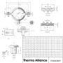 Хомут Thermo Alliance Standart 11/2" з чорною гумою (D47-51 мм) SD10040B