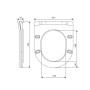 Сидіння для унітазу Qtap (Jay, Swan) Ultra Quiet з мікроліфтом Slim QT99SC5177W